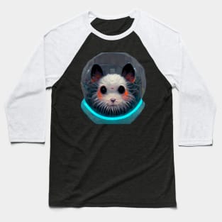 Space Hampster Baseball T-Shirt